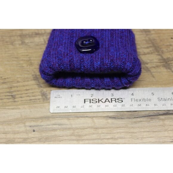 Handmade Wool Sweater Mittens Women’s Size Fleece Lined Upcycled‎ Winter Gloves - Picture 8 of 10